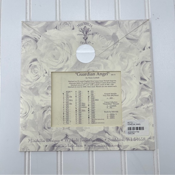 Mirabilia Designs “Guardian Angel" MD-72 Cross Stitch Pattern Nora Corbett - Picture 5 of 5